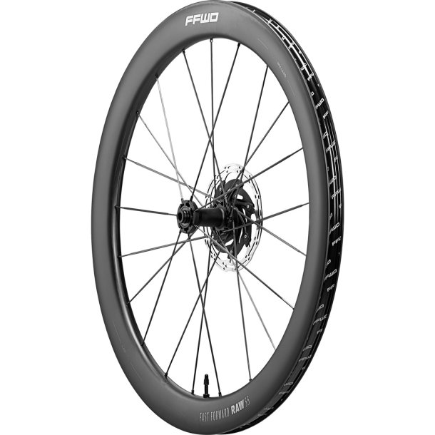 FFWD RAW55 - FCC - Carbon Spoke - Disc Brake Centerlock  Forhjul - Mat