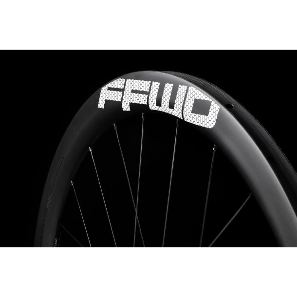 FFWD RYOT 44 - Team Tech Tubular - Disc CenterLock  - FFWD Nav  S&aelig;t - SRAM XDR Body - Logo Hvid