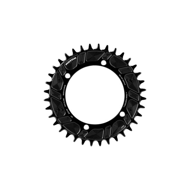 Rotor Round Ring MTB BCD 100X4 Black