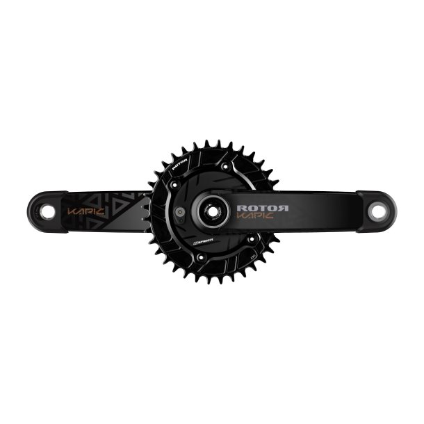 Rotor INSpider MTB 100x4, Kapic Carbon krankst incl. Runde Klinger