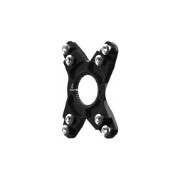 Rotor Spider Gravel BCD110/80x4 DIN - Gloss BK