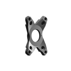 Rotor Spider Gravel BCD110/80x4 DIN - Matt Dark Grey